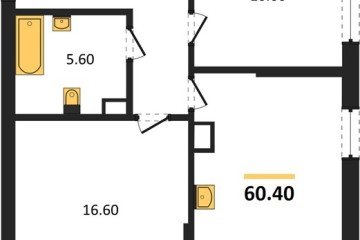 Фото №1: 2-комнатная квартира 60 м² - Краснодар, мкр. Догма Парк, ул. Марины Цветаевой, 36