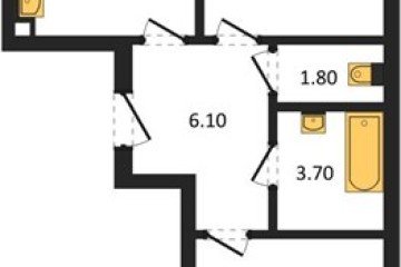 Фото №1: 2-комнатная квартира 58 м² - Краснодар, мкр. жилой комплекс Архитектор, ул. Доблести, 8к1