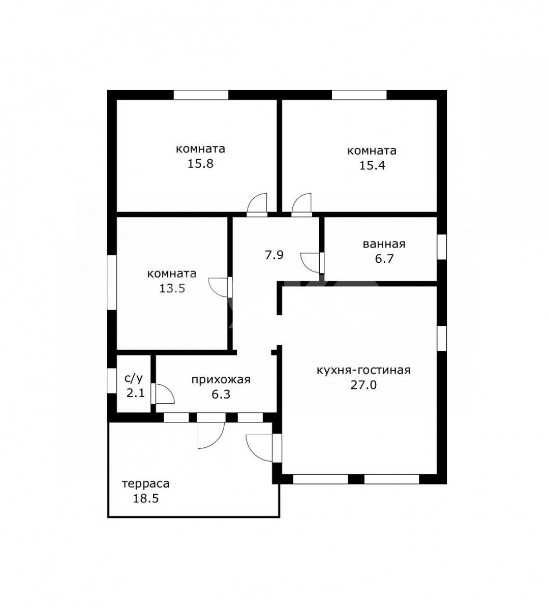 Фото №20: Дом 120 м² + 5 сот. - Супсех, ул. Горная, 19