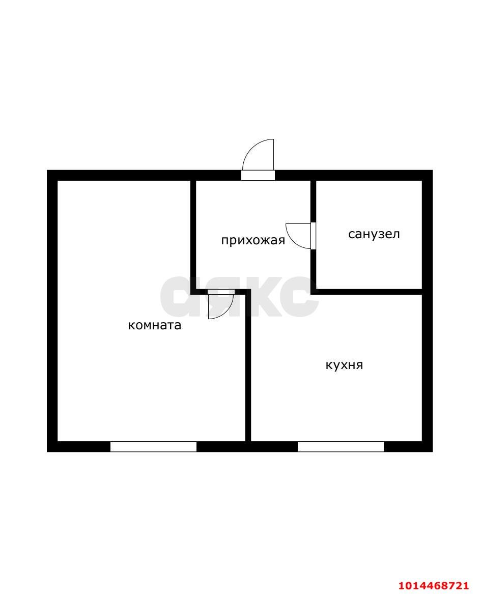 Фото №9: 1-комнатная квартира 36 м² - Российский, жилой комплекс Лучистый, ул. Шевкунова, 5