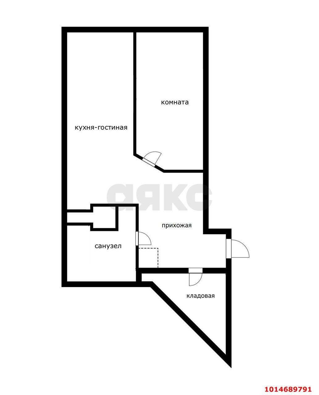 Фото №9: 1-комнатная квартира 49 м² - Краснодар, жилой комплекс Спорт-Сити, ул. Домбайская, 10/1к2