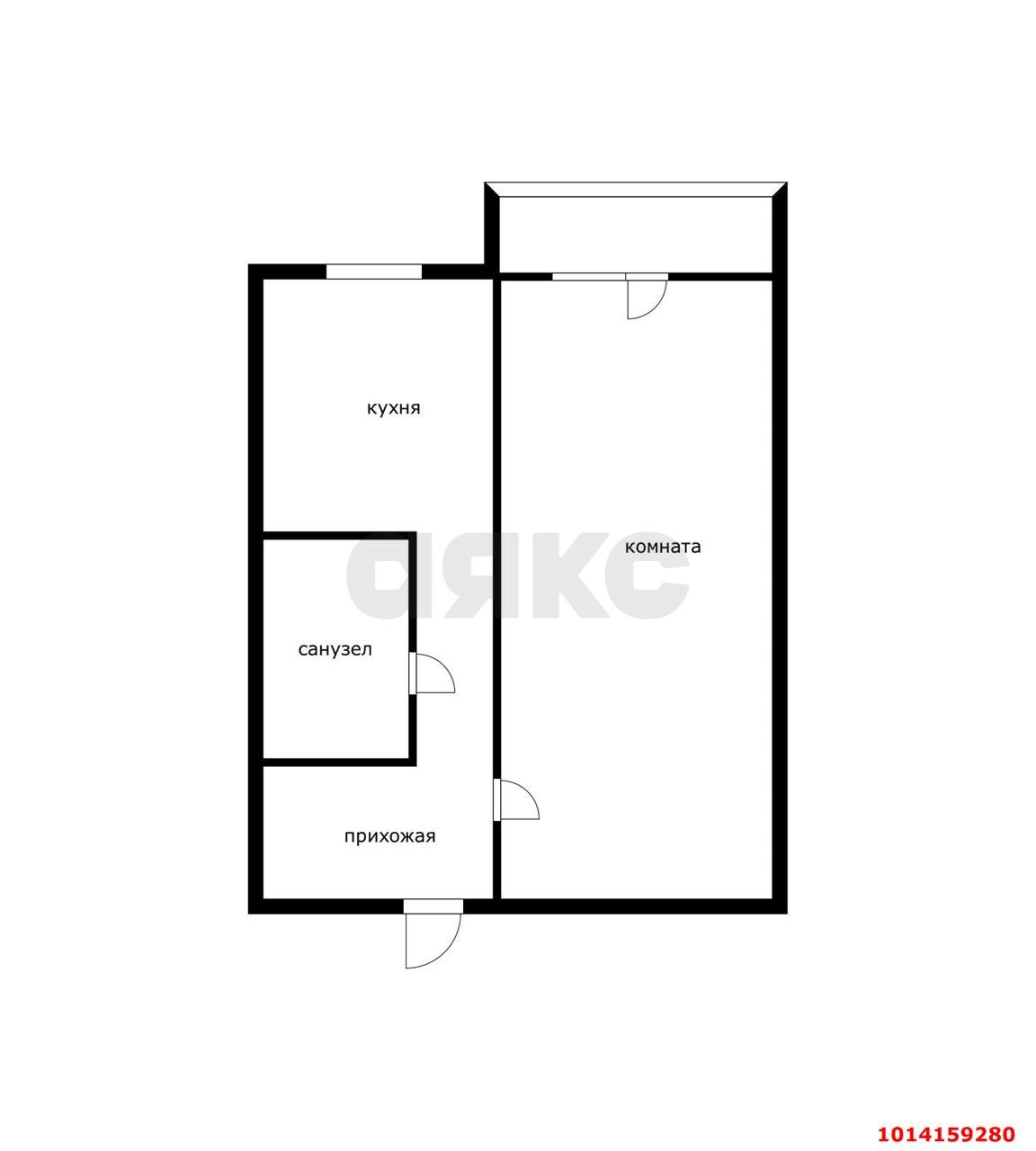 Фото №10: 1-комнатная квартира 32 м² - Яблоновский, ул. Дорожная, 63