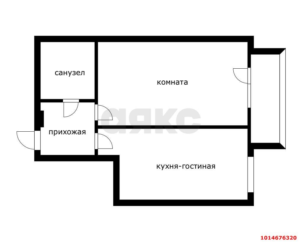 Фото №8: 1-комнатная квартира 38 м² - Горячий Ключ, Администрация, ул. Ленина, 234А