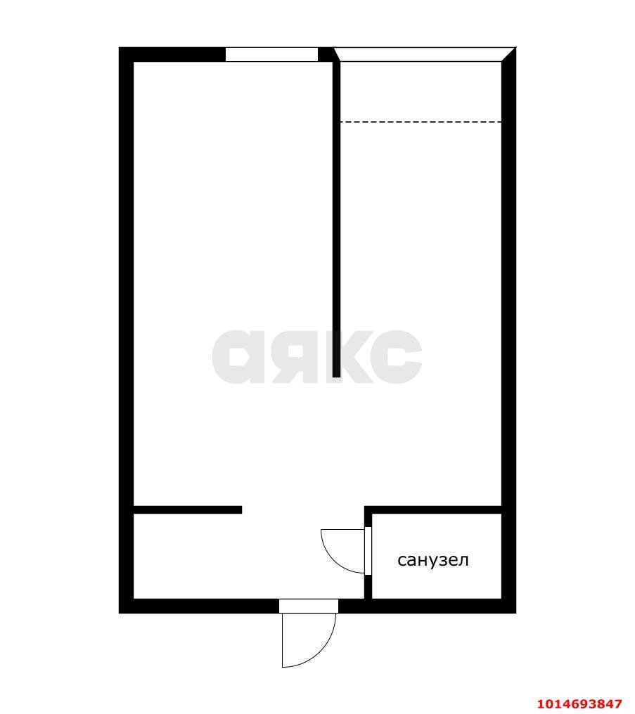 Фото №14: 1-комнатная квартира 42 м² - Краснодар, Хлопчато-бумажный Комбинат, ул. Уральская, 102