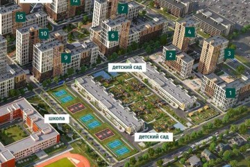 Фото №2: 1-комнатная квартира 43 м² - Краснодар, мкр. Прикубанский внутригородской округ, 