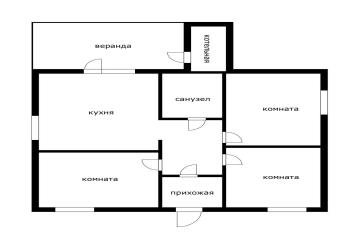 Фото №3: Дом 88 м² - Елизаветинская, ст Кубаночка, ул. Грушёвая, 232