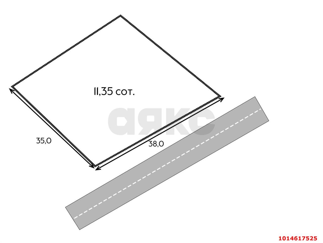 Фото №1: Земельный участок 11.35 сот. - Берег Кубани ВНИИ риса, мкр. Прикубанский внутригородской округ, ул. Цветочная, 244