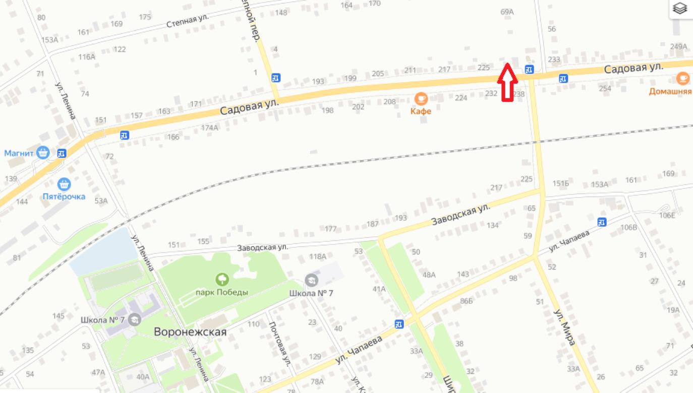 Фото №2: Коммерция 12 м² - Воронежская, ул. Садовая, 234