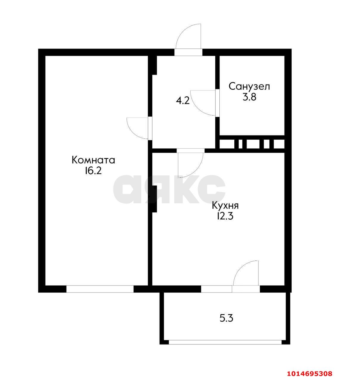 Фото №10: 1-комнатная квартира 39 м² - Краснодар, Восточно-Кругликовский, ул. им. Героя Яцкова И.В., 10