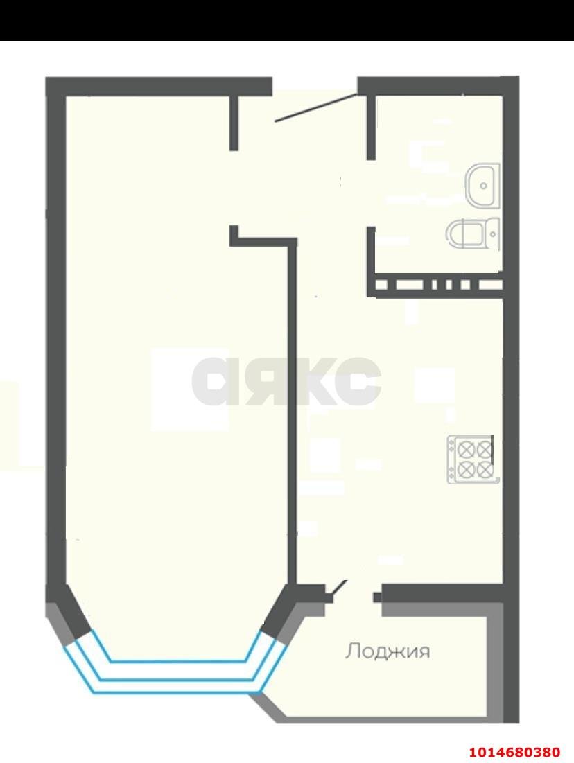 Фото №10: 1-комнатная квартира 31 м² - Краснодар, Прикубанский внутригородской округ, мкр. Восточно-Кругликовский, ул. Черкасская, 58