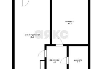 Фото №5: 1-комнатная квартира 37 м² - Краснодар, мкр. Парк Победы, ул. Героя Пешкова, 14к3