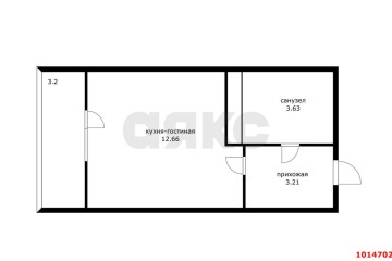 Фото №5: Студия 20 м² - Берёзовый, мкр. жилой комплекс Огурцы, ул. Целиноградская, 2И