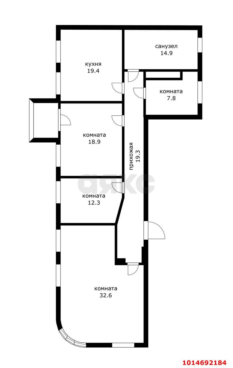 Фото №13: 4-комнатная квартира 125 м² - Краснодар, Завод Измерительных Приборов, ул. Зиповская, 1