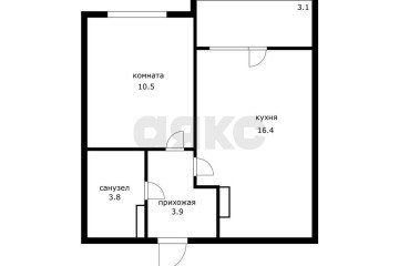 Фото №2: 1-комнатная квартира 35 м² - Краснодар, мкр. ЖК Урал, ул. Уральская, 87/7