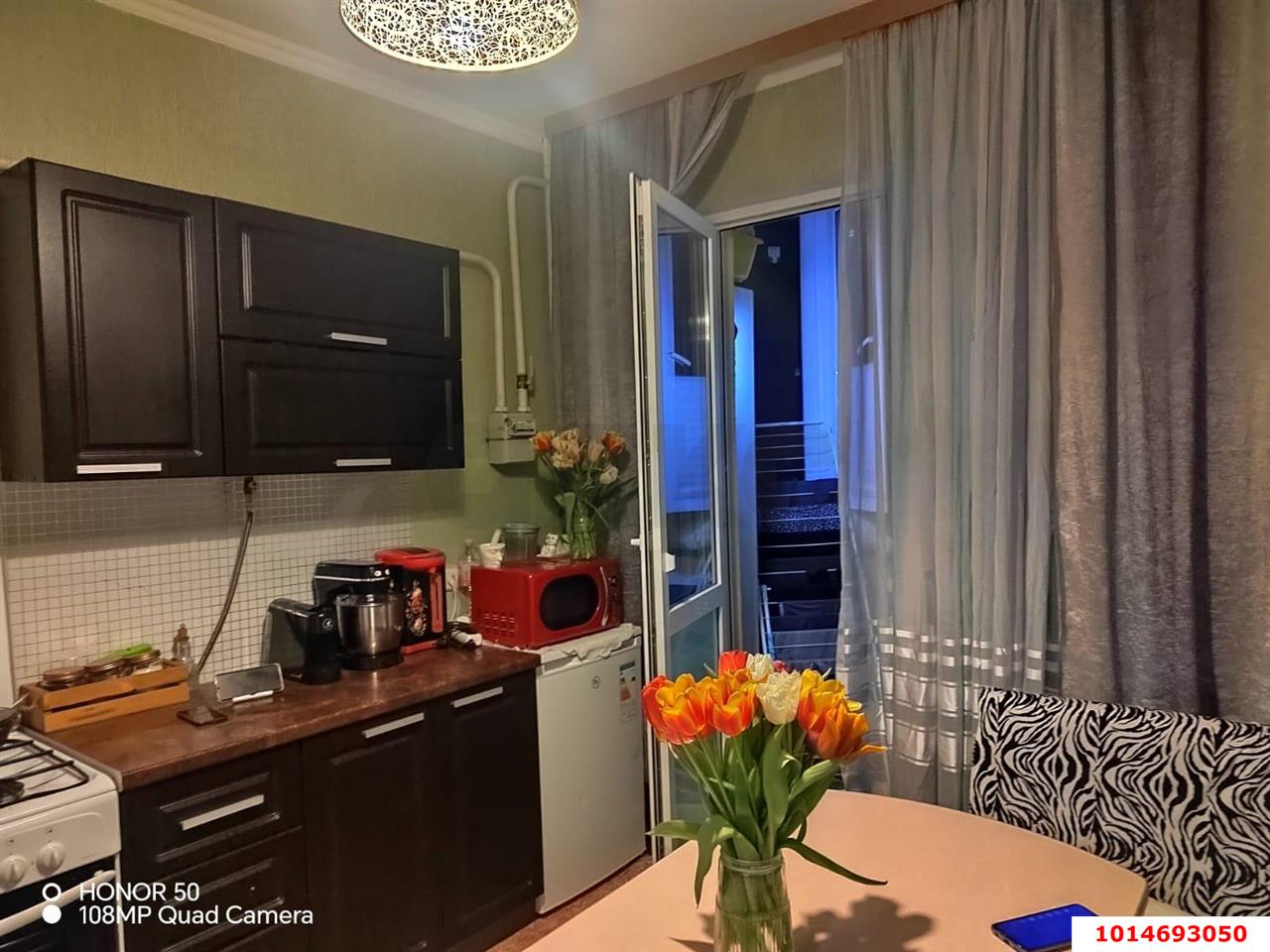 Фото №1: 1-комнатная квартира 34 м² - Знаменский, мкр. Карасунский внутригородской округ, ул. Гагарина, 6/5