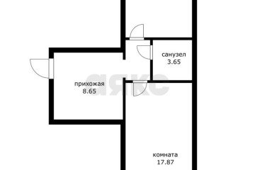 Фото №1: 1-комнатная квартира 50 м² - Краснодар, мкр. Завод Измерительных Приборов, ул. Зиповская, 36
