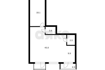 Фото №4: Торговое помещение 85 м² - Российский, мкр. жилой комплекс Елисеевский, ул. Парижская, 5/1