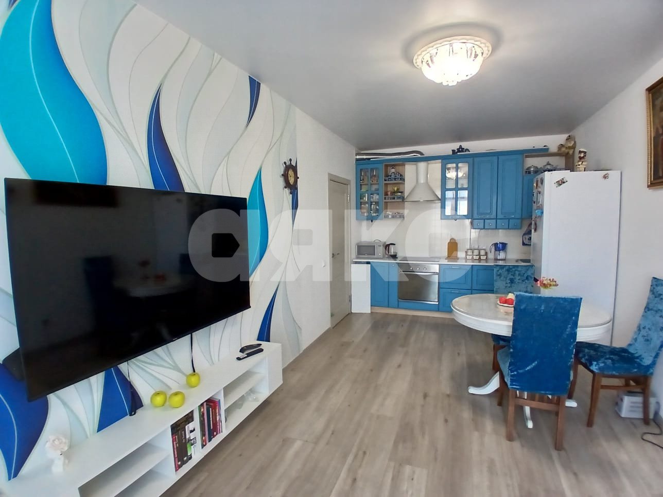 Фото №2: 2-комнатная квартира 61 м² - Анапа, жилой комплекс Южный квартал, ул. Супсехское шоссе, 39к5