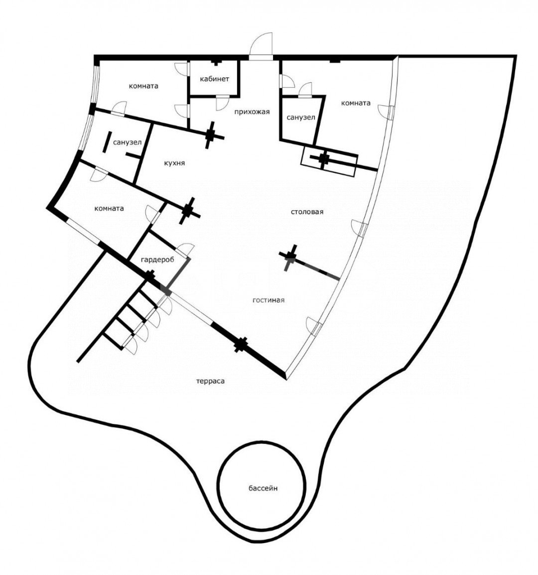 Фото №27: 4-комнатная квартира 580 м² - Сочи, Светлана, ул. Депутатская, 2