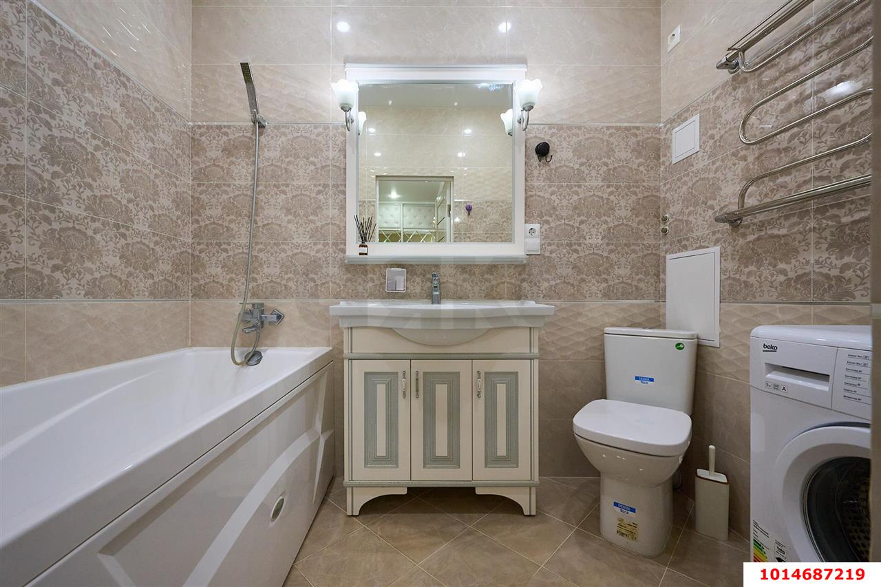 Фото №9: 1-комнатная квартира <span class="whitespace-nowrap">45 м²</span>, <span class="whitespace-nowrap">15/20 эт.</span> - Краснодар, Западный внутригородской округ, Фестивальный, мкр. ЖК Современник, ул. Гаражная, 107
