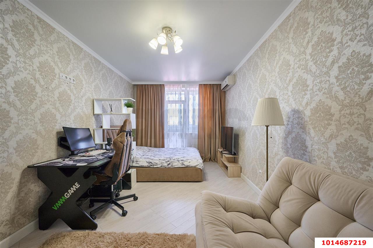 Фото №6: 1-комнатная квартира <span class="whitespace-nowrap">45 м²</span>, <span class="whitespace-nowrap">15/20 эт.</span> - Краснодар, Западный внутригородской округ, Фестивальный, мкр. ЖК Современник, ул. Гаражная, 107