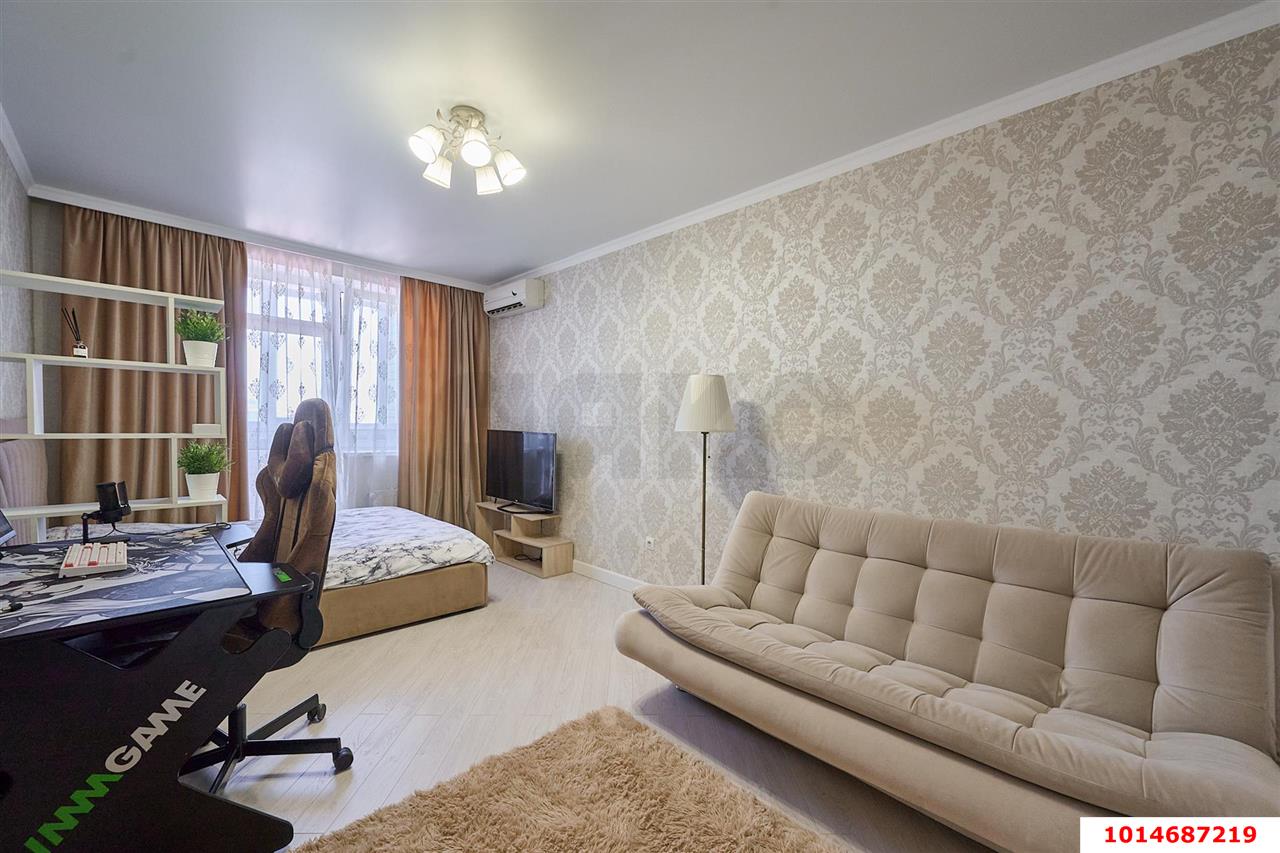 Фото №4: 1-комнатная квартира <span class="whitespace-nowrap">45 м²</span>, <span class="whitespace-nowrap">15/20 эт.</span> - Краснодар, Западный внутригородской округ, Фестивальный, мкр. ЖК Современник, ул. Гаражная, 107