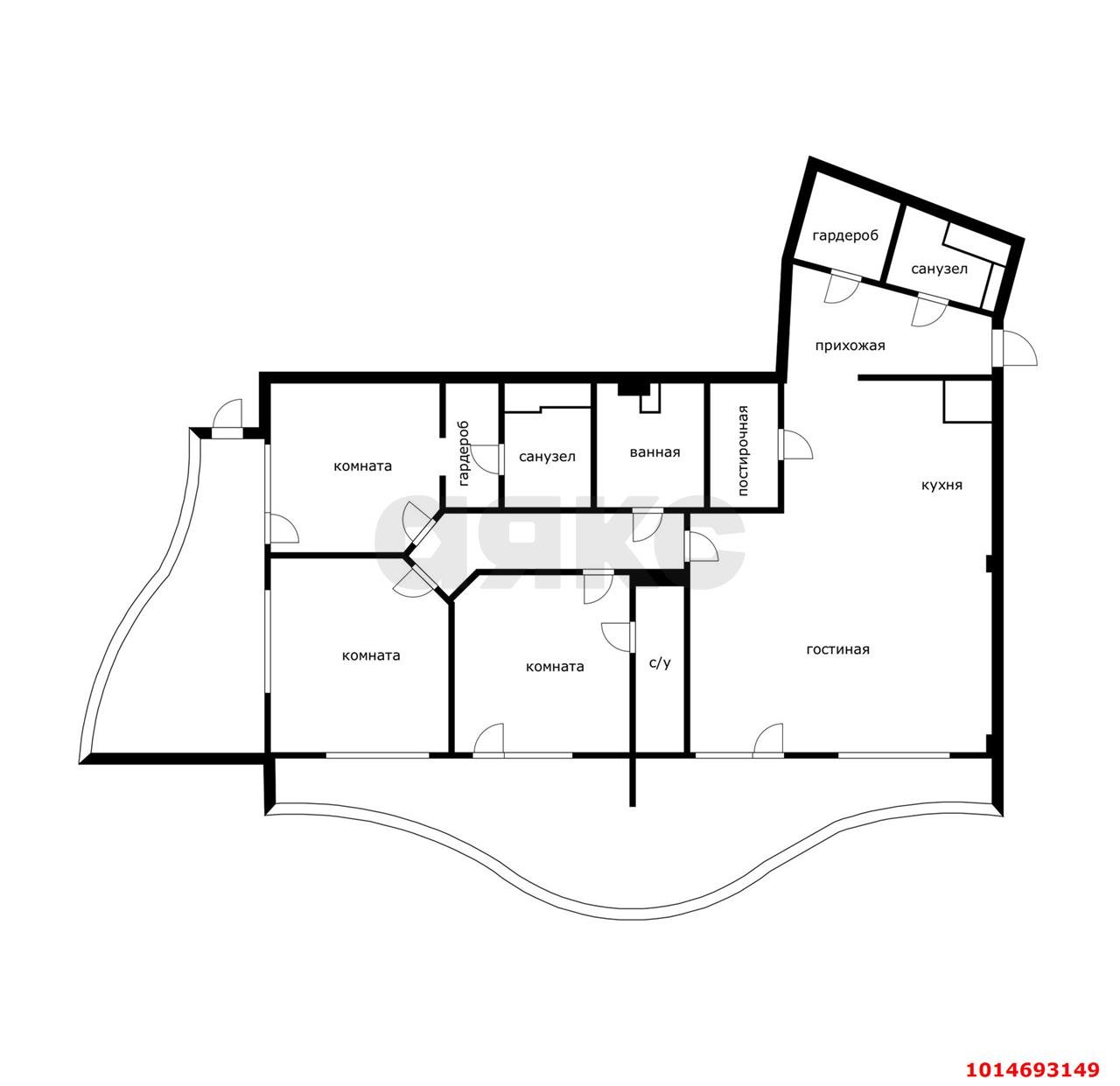 Фото №20: 4-комнатная квартира 175 м² - Сочи, Хостинский, мкр. Светлана, пр-кт Пушкина, 5А