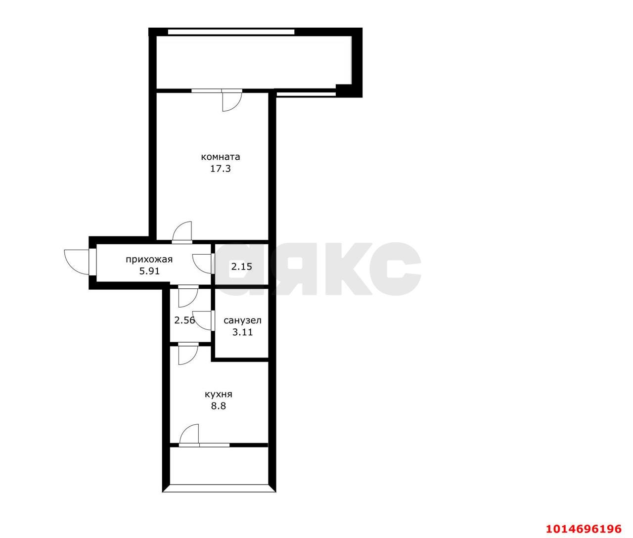 Фото №11: 1-комнатная квартира 52 м² - Краснодар, Гидростроителей, ул. Гидростроителей, 28