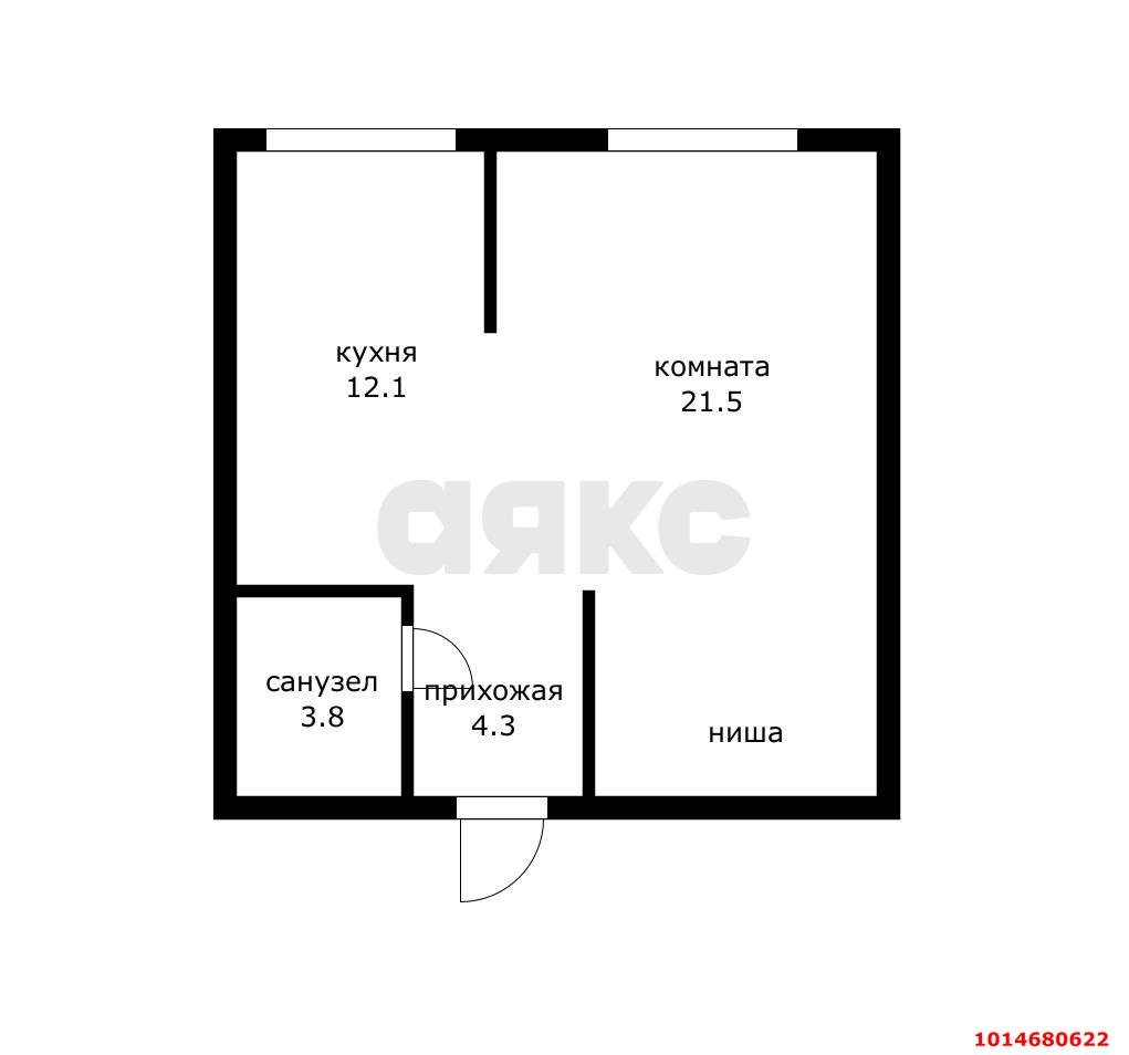 Фото №7: 1-комнатная квартира 40 м² - Краснодар, ЖК Солнечный Парк, ул. имени Симиренко, 39