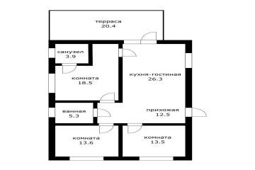 Фото №5: Дом 120 м² - Южный, мкр. Олимпийский, пр-кт Олимпийский