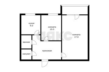 Фото №5: 2-комнатная квартира 44 м² - Краснодар, мкр. Черёмушки, ул. Селезнёва, 124