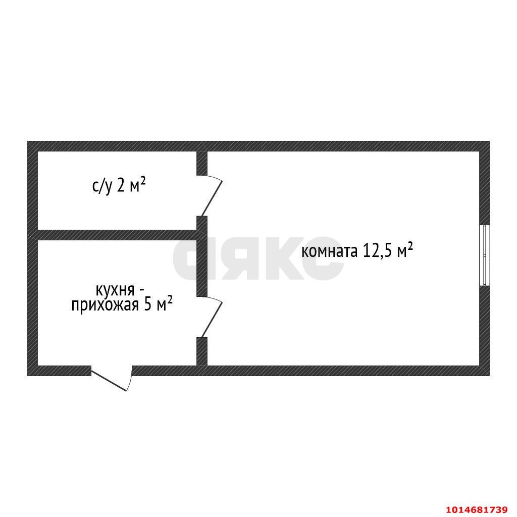 Фото №3: Студия 19 м² - Краснодар, Микрохирургии глаза, ул. Академика Лукьяненко, 32