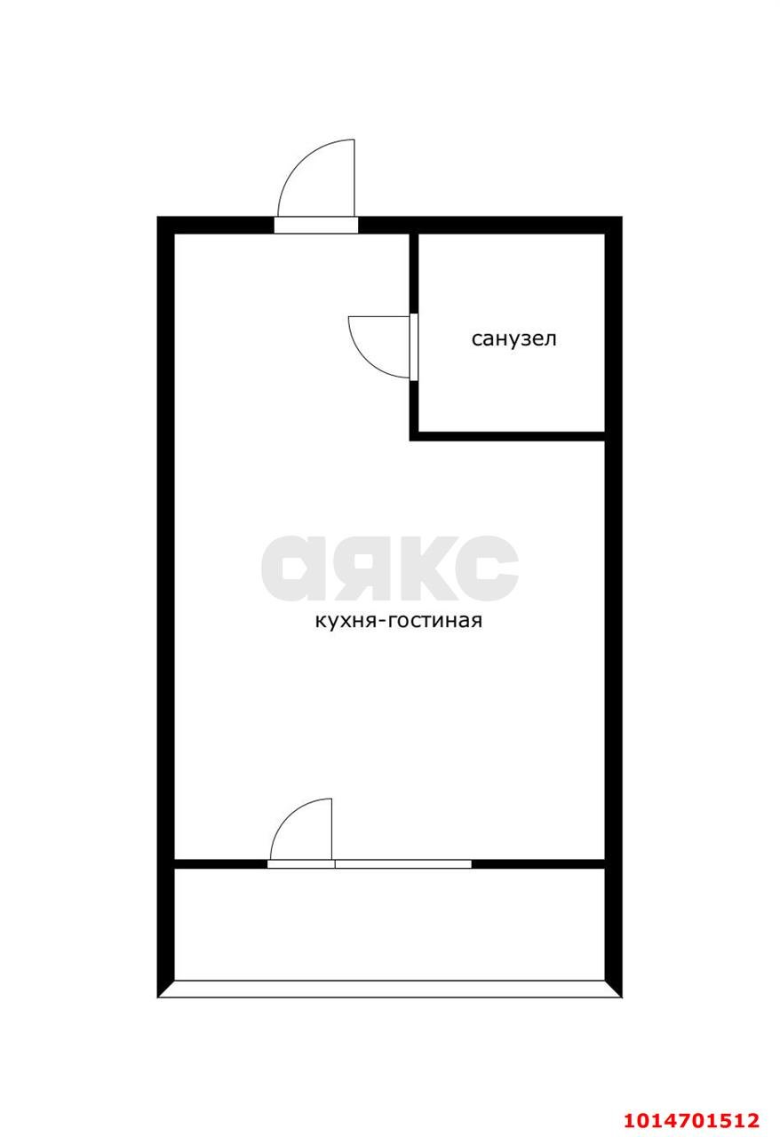 Фото №5: Студия 21 м² - Джубга, ул. Советская, 2/2