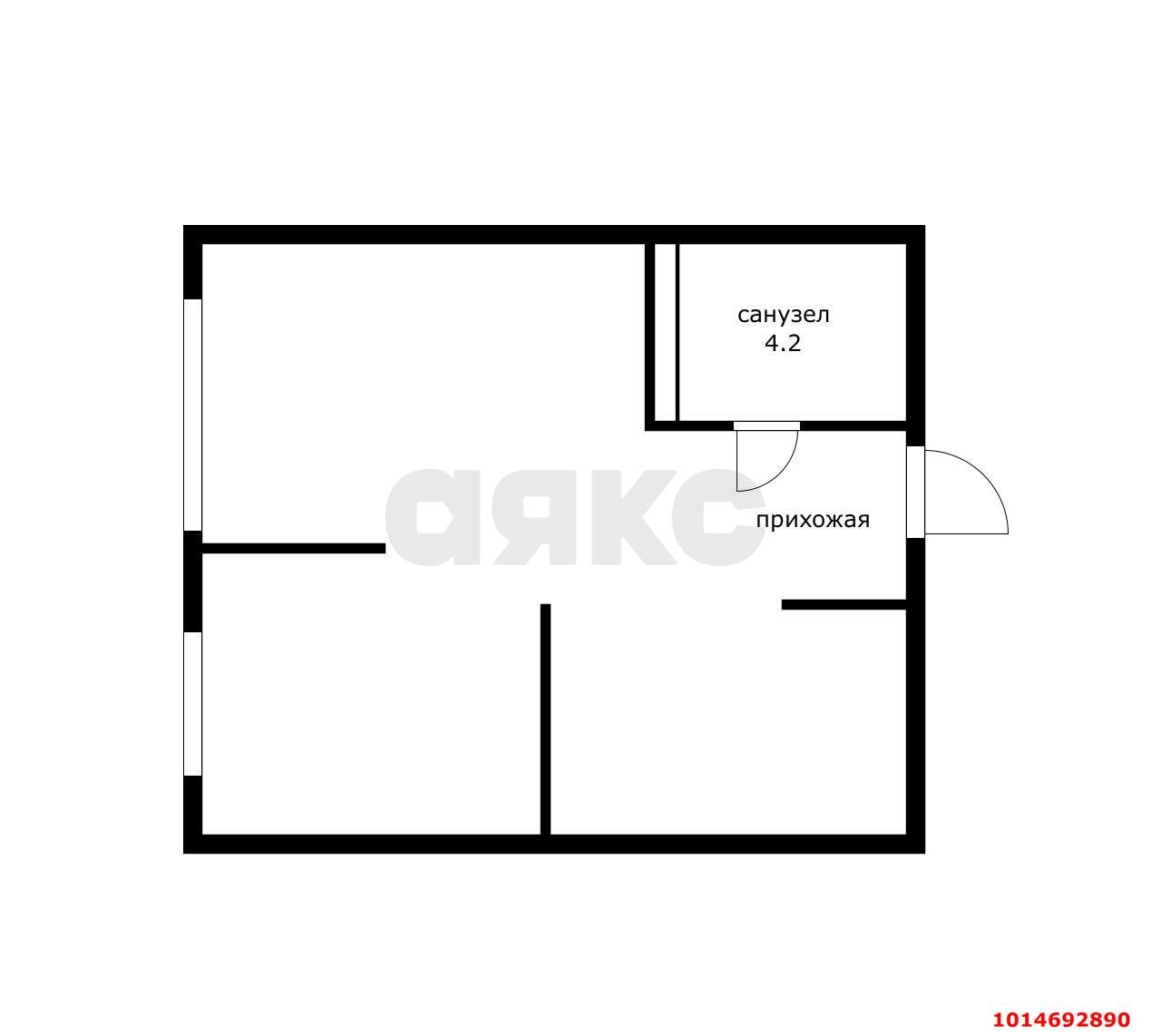 Фото №12: 1-комнатная квартира 35 м² - Краснодар, Фестивальный, ул. Круговая, 4/1к4