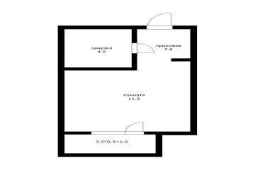 Фото №3: Студия 24 м² - Краснодар, мкр. жилой комплекс Спортивная Деревня, ул. имени Генерала Корнилова, 18