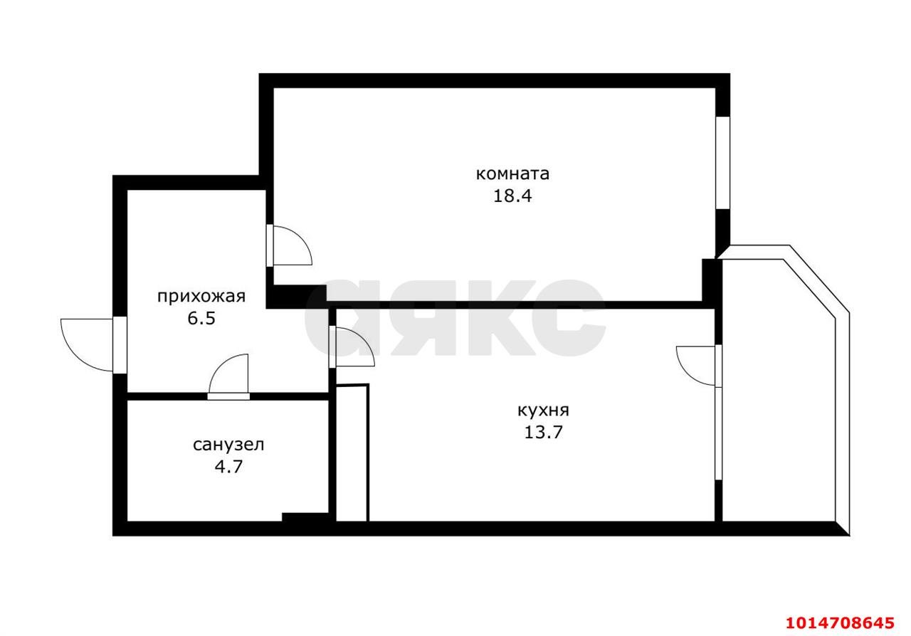 Фото №15: 1-комнатная квартира 47 м² - Краснодар, имени Маршала Жукова, ул. Александра Покрышкина, 4/10