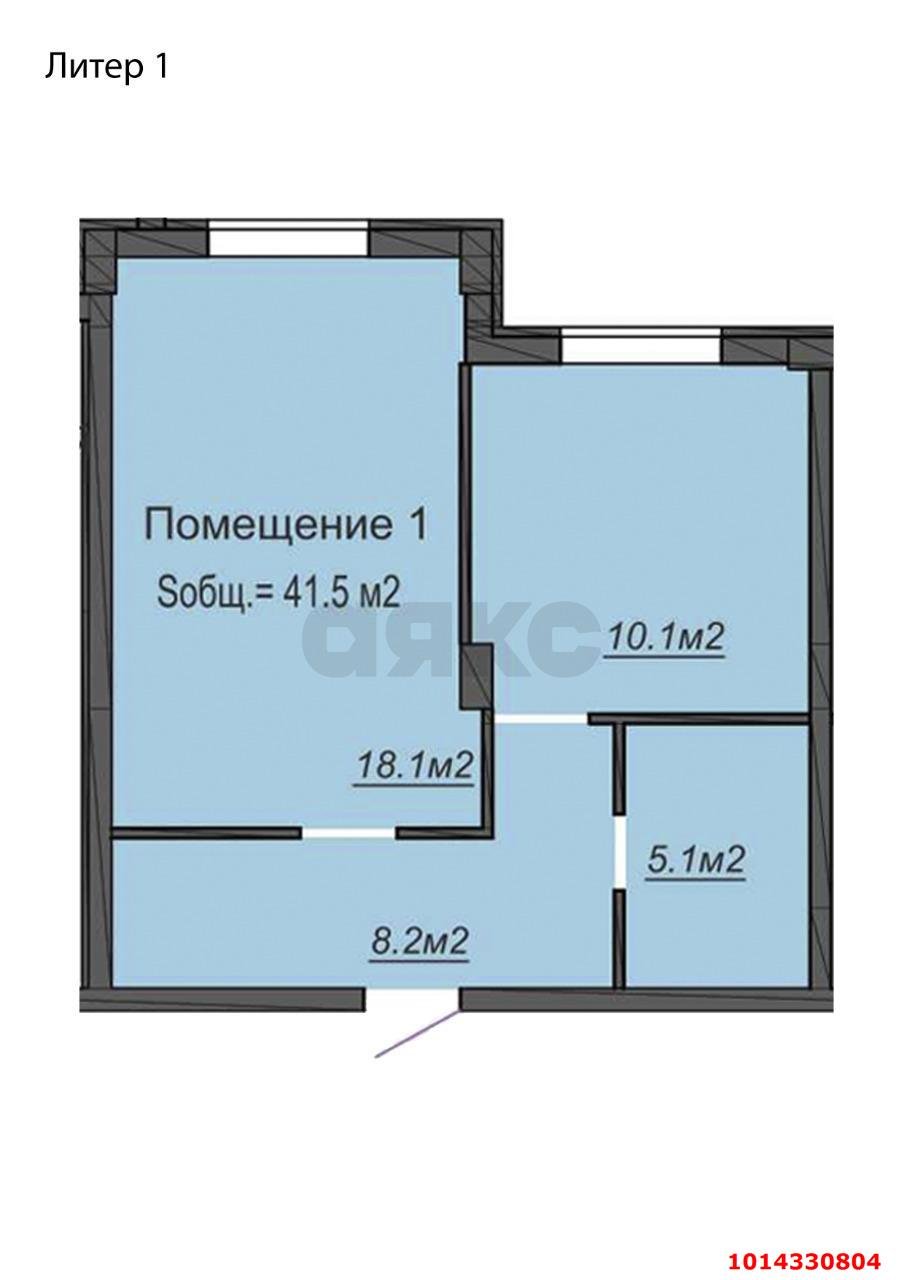 Фото №5: 1-комнатная квартира 41 м² - Краснодар, Пашковский, ул. Криничная, 128