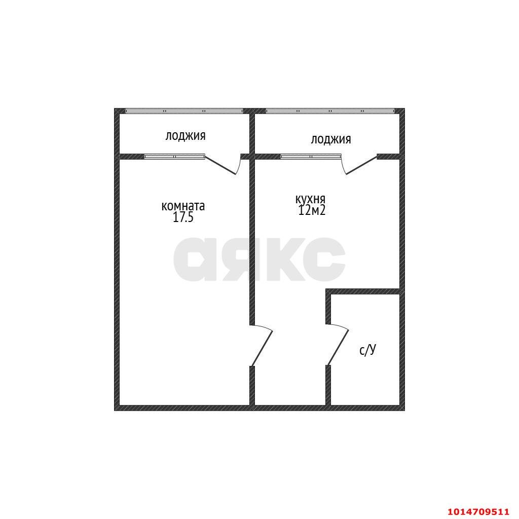 Фото №12: 1-комнатная квартира 40 м² - Краснодар, Фестивальный, ул. Яна Полуяна, 39