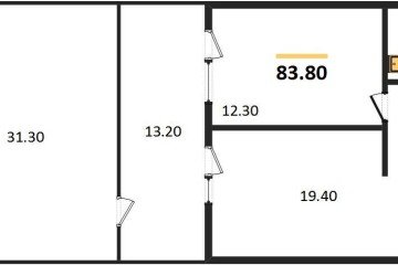 Фото №1: 1-комнатная квартира 83 м² - Краснодар, мкр. жилой комплекс Самолёт-3, ул. Константина Гондаря, 97
