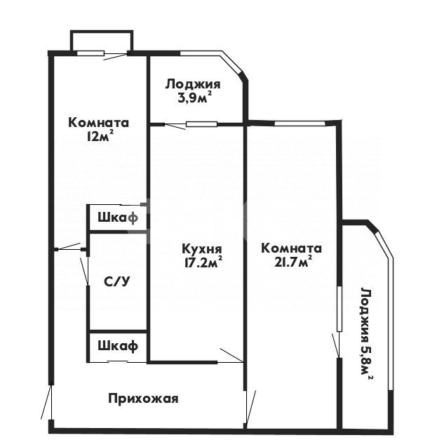 Фото №16: 2-комнатная квартира 74 м² - Геленджик, жилой комлпекс Жуковский, ул. Витебская, 12к7