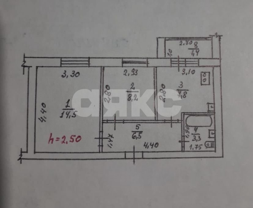 Фото №29: 2-комнатная квартира 41 м² - Горячий Ключ, Администрация, ул. Ленина, 203