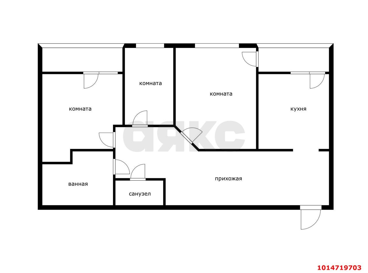 Фото №20: 3-комнатная квартира 100 м² - Краснодар, Центральный, ул. Мира, 18