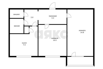 Фото №1: 2-комнатная квартира 48 м² - Краснодар, мкр. Гидростроителей, ул. имени Невкипелого, 19