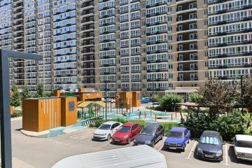 Фото №1: 1-комнатная квартира 48 м² - Краснодар, мкр. ЖК Абрикосово, ул. имени Героя Георгия Бочарникова, 4к1