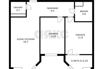 Фото №4: 2-комнатная квартира 60 м² - Краснодар, мкр. 2-я Площадка, ул. Ветеранов, 85
