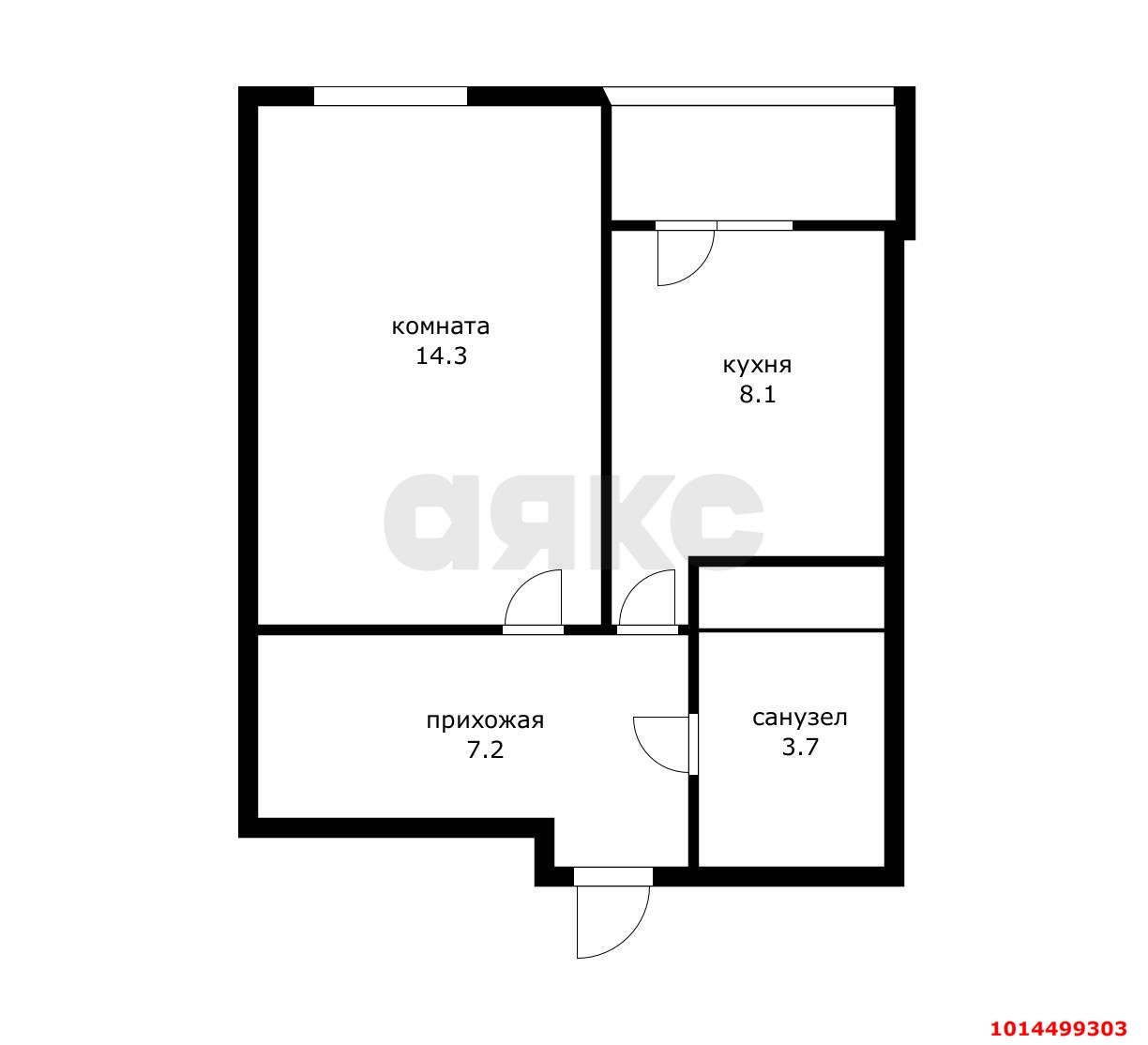 Фото №16: 1-комнатная квартира 32 м² - Краснодар, Пашковский, ул. Бородинская, 152/А