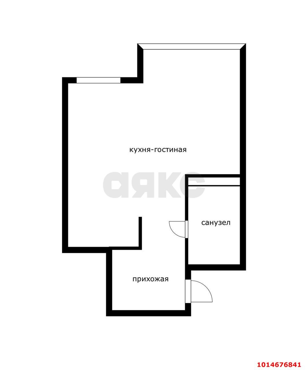 Фото №9: Студия 31 м² - Краснодар, жилой комплекс Свобода, ул. Домбайская