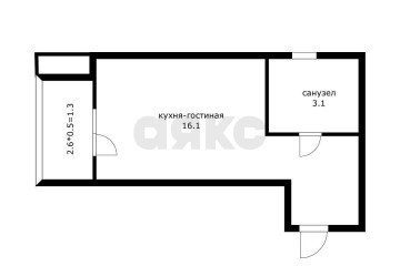 Фото №5: Студия 23 м² - Краснодар, мкр. жилой комплекс Европа-Сити, ул. Античная