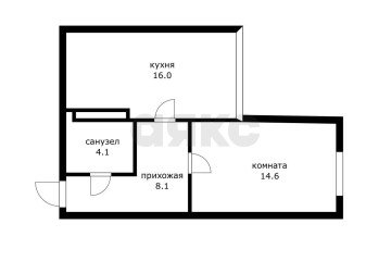 Фото №2: 1-комнатная квартира 38 м² - Краснодар, мкр. ЖК Губернский, ул. имени Героя Георгия Бочарникова, 12/1