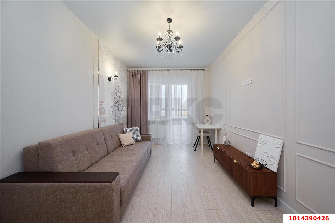 Фото №3: 1-комнатная квартира 43 м² - Краснодар, ЖК Цветы, ул. Круговая, 4Вк2